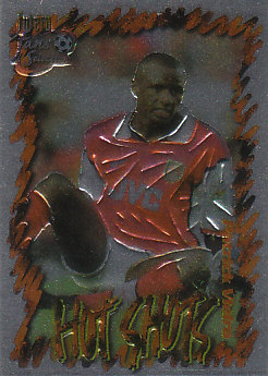 Patrick Vieira Arsenal 1999 Futera Fans' Selection Hot Shots #HS6